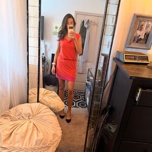 Laundry by Design Vibrant Coral Mini Dress